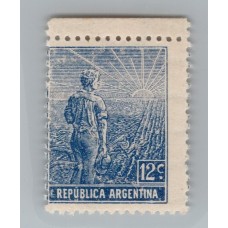 ARGENTINA 1915 GJ 391 ESTAMPILLA NUEVA MINT HEXAGONOS HORIZONTALES 13 X 13 MUY RARO U$ 60